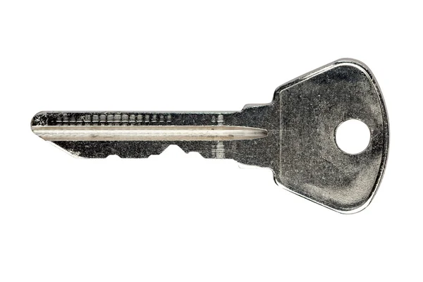 Изолированный ключ — стоковое фото