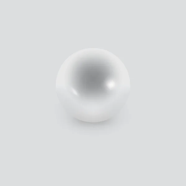 Perla gris — Archivo Imágenes Vectoriales