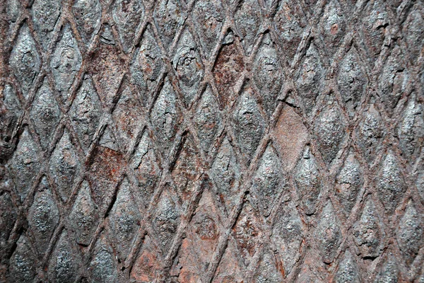 Rust checked texture — Stock Photo, Image