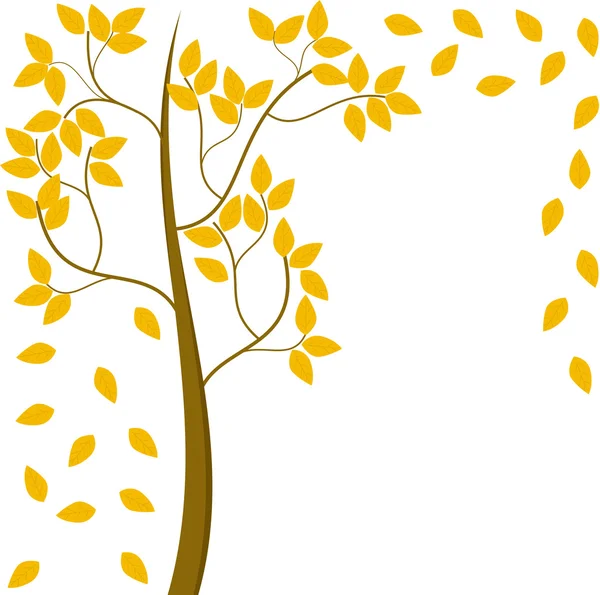 Autumn tree — Stock Vector