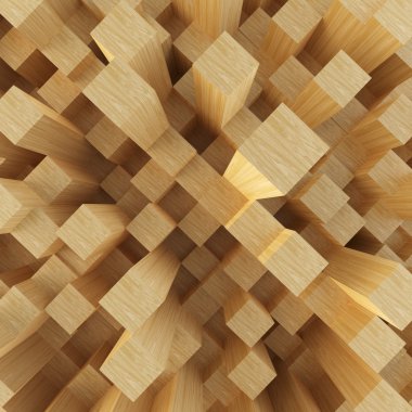 Abstract image of cubes background