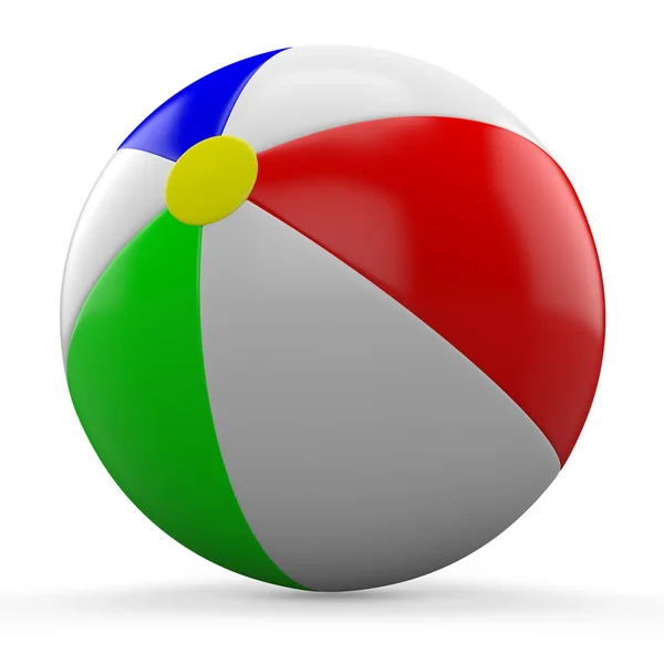 3D beach ball — Stock Photo, Image