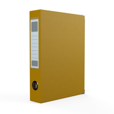 3D sarı klasör