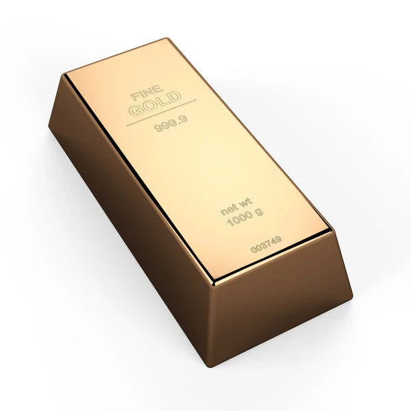 3d lingote de ouro... 3d barras de ouro — Fotografia de Stock