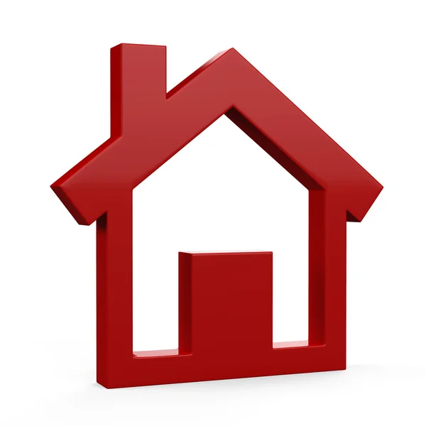 3D House Icon — Stock Photo, Image