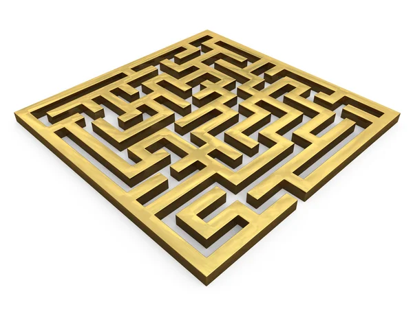 3D Maze — Stock Photo, Image