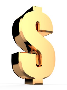 3D dolar altın
