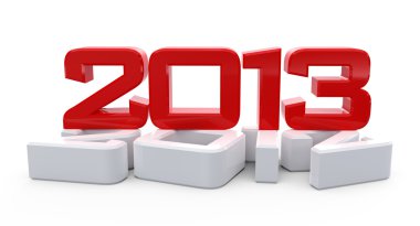 3D yeni 2013 yılı arka plan