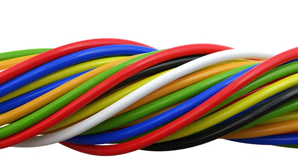 Cables coloridos 3D — Foto de Stock