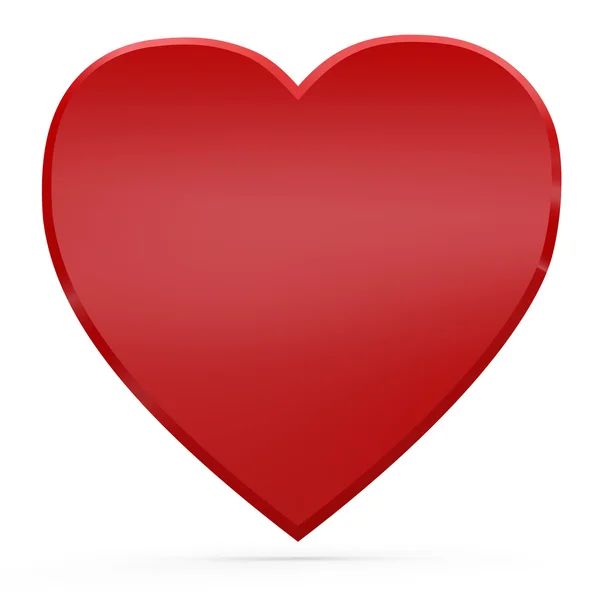 3D red heart — Stock Photo, Image