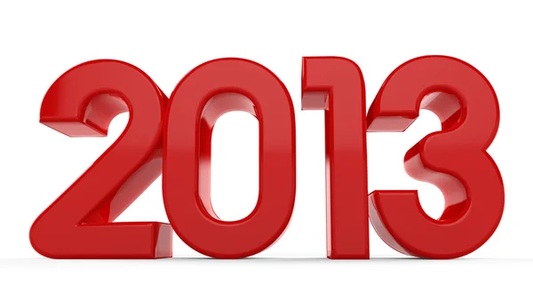 3D 2013 year — Stock Photo, Image