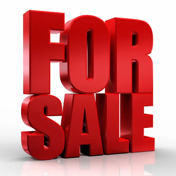 3D for sale word — Stock Photo, Image