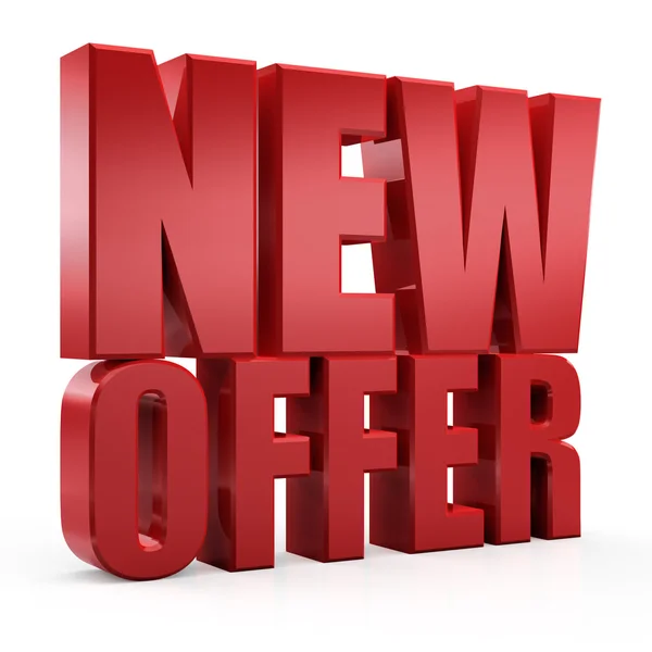 3D new offer — Stock Photo, Image