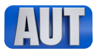 Código de país internacional 3D austria