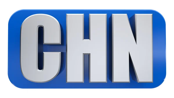 3D Chiny kod kraju międzynarodowej — Zdjęcie stockowe