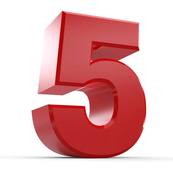 3D kırmızı sayı toplama