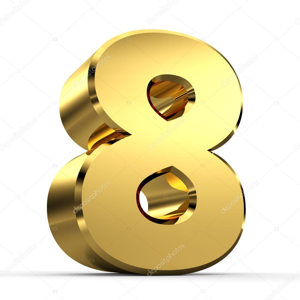 3D Golden Number Collection Stock Photo by ©yavuzunlu 35798613
