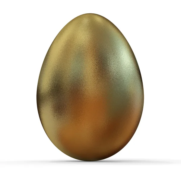 3D złote jajko — Zdjęcie stockowe
