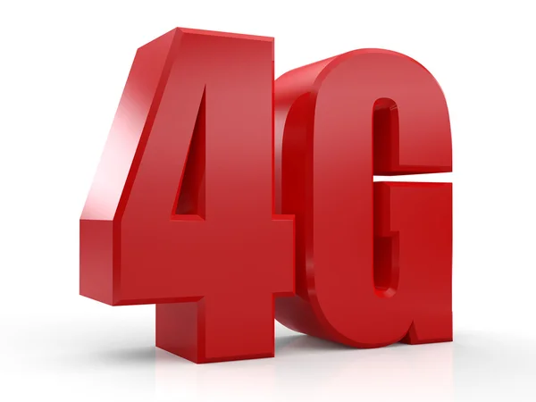 3D 4G text — Stock Photo, Image