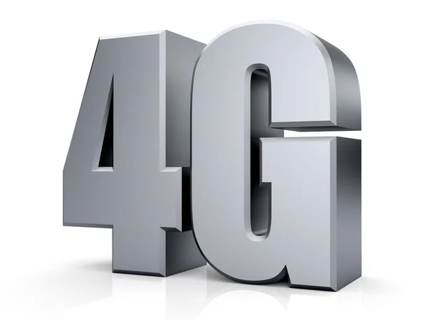 3D 4G text — Stock Photo, Image