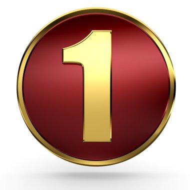 3D altın sayı 1coin