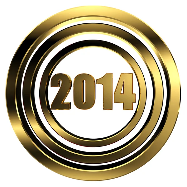 3d New Year 2014 — Stock Photo, Image