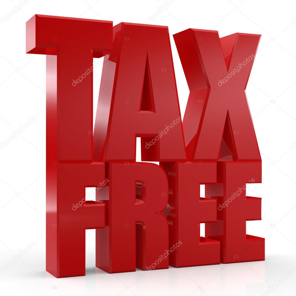3D Tax Free text