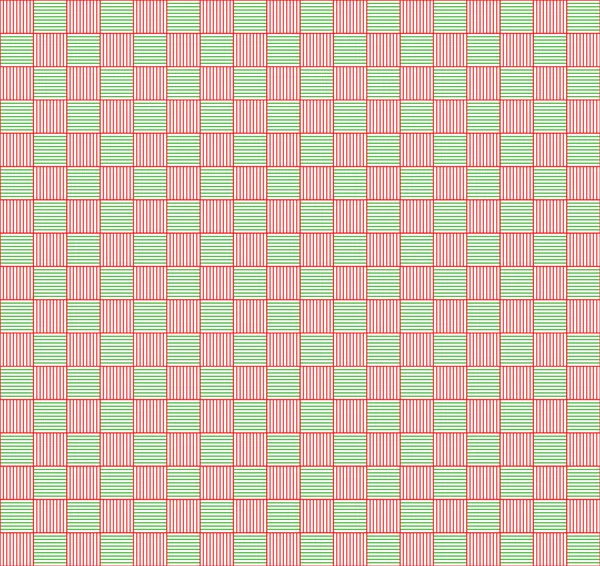 Μοτίβο Γραμμή Κόκκινο Πράσινο Χρώμα Φόντο Λευκό Χαρτί Τετράγωνο Αντίγραφο — Φωτογραφία Αρχείου