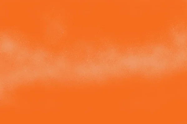 プログラムコンピュータによって白の背景にスプレーオレンジの色をスタンプ アブストラクトアートラフテクスチャアートワーク 現代美術 モノトーンの芸術紙のキャンバス フレームコピーライトのためのスペースはがき — ストック写真