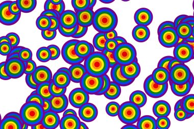 LGBTQ arkaplan gökkuşağı, gurur ayı