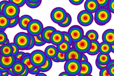 LGBTQ arkaplan gökkuşağı, gurur ayı