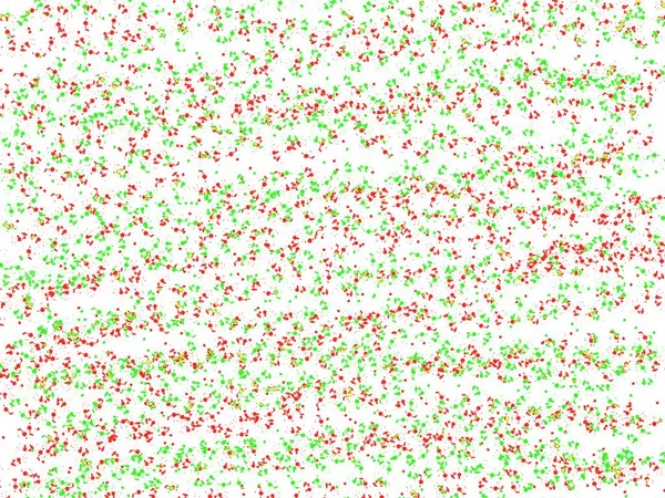 Nokta Yayılmış Kırmızı Yeşil Renk Boyası Beyaz Kağıt Arka Plan — Stok fotoğraf