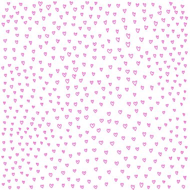 Kağıt beyaz arka planda kırmızı kalp ikonu, el çizimi sembolü aşk, aşk evliliği için izole tasarım unsurları, kadın, erkek, sevgililer günü veya anneler günü, metin kartı, illüstrasyon