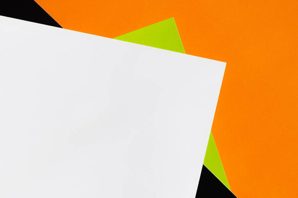 colorful geometric background with grey copy space