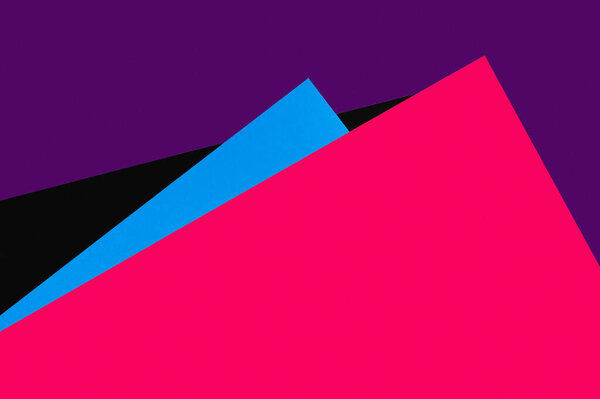 simple pink, purple, blue and black background with copy space