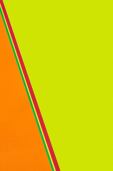 minimal geometric background with bright green copy space