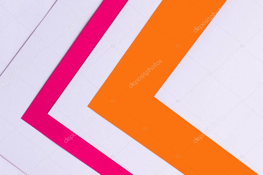 abstract geometric background with colorful paper corners