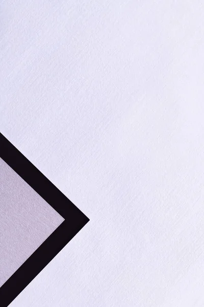 Einfacher Hintergrund Mit Violetten Und Schwarzen Papierecken Und Kopierraum — Stockfoto