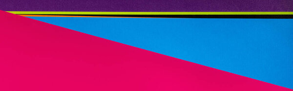 abstract geometric background with bright multicolored stripes, banner