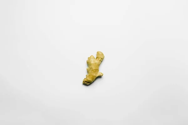 Top View Ripe Ginger White Background — Stock Photo, Image