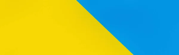 Sfondo blu e giallo brillante, concetto ucraino, banner — Foto stock