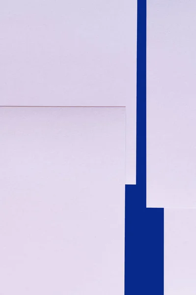 Lavande minimale et fond polygonal bleu — Photo de stock