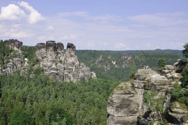 Elbe kumtaşı dağlarında tırmanış ve yürüyüş için turistik alan, Bastei Köprüsü, 