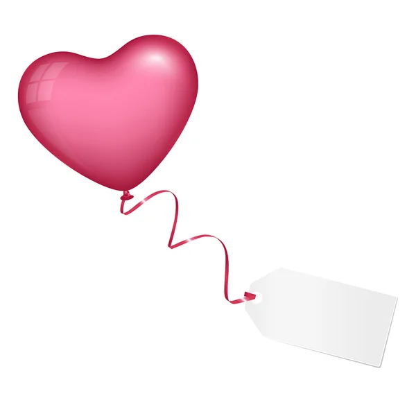 Heart Balloon — Stock Vector