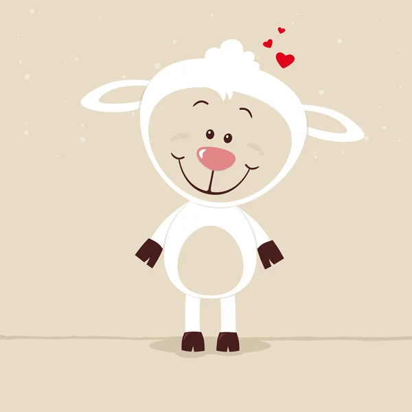 Lovely sheep — Stock Vector