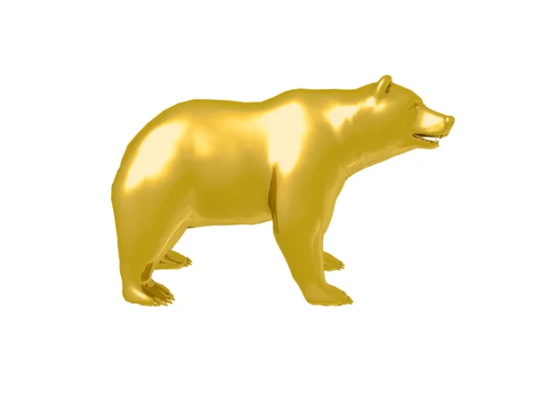 Gold bear — Stock Photo, Image