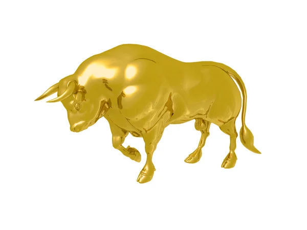 Goud bull — Stockfoto