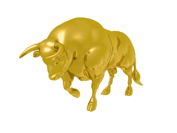 Goud bull — Stockfoto