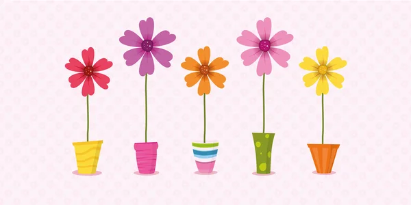 Flores de primavera — Vector de stock