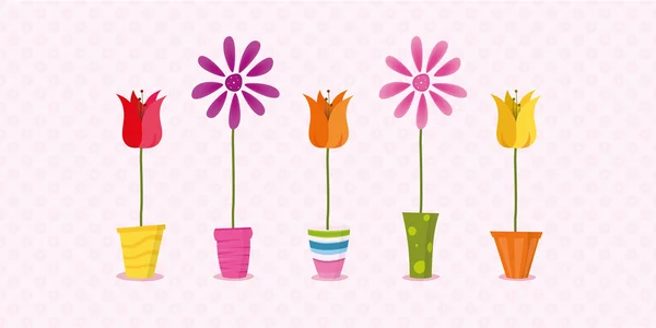 Flores de primavera — Vector de stock